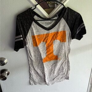 Blue 84 Orange and Gray Tennessee Volunteers V-Neck Tee